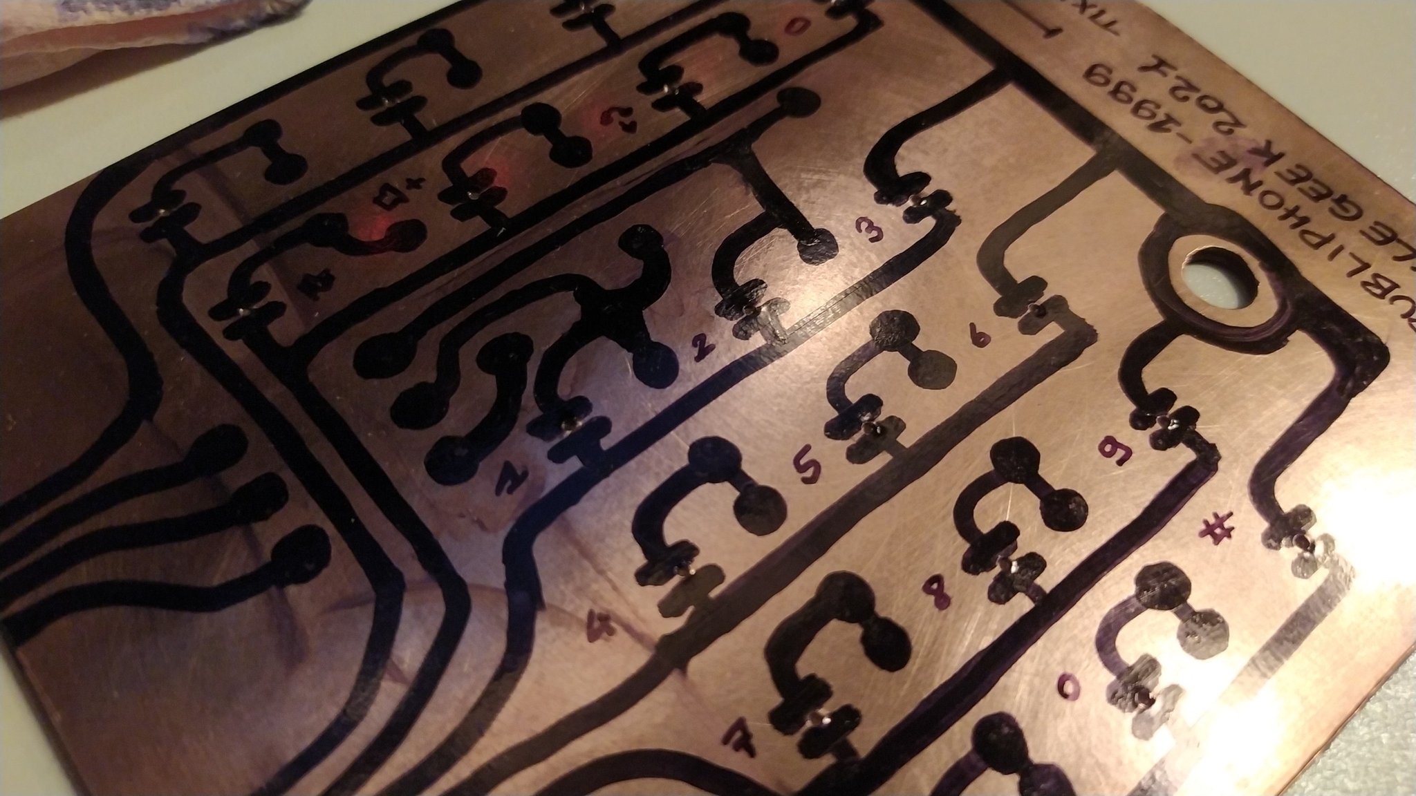 publiphone clavier fabrication